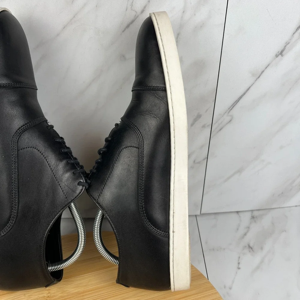 Allen Edmonds Park Avenue Mens Size 10 E Black Leather Oxford Dress Sneaker 3860